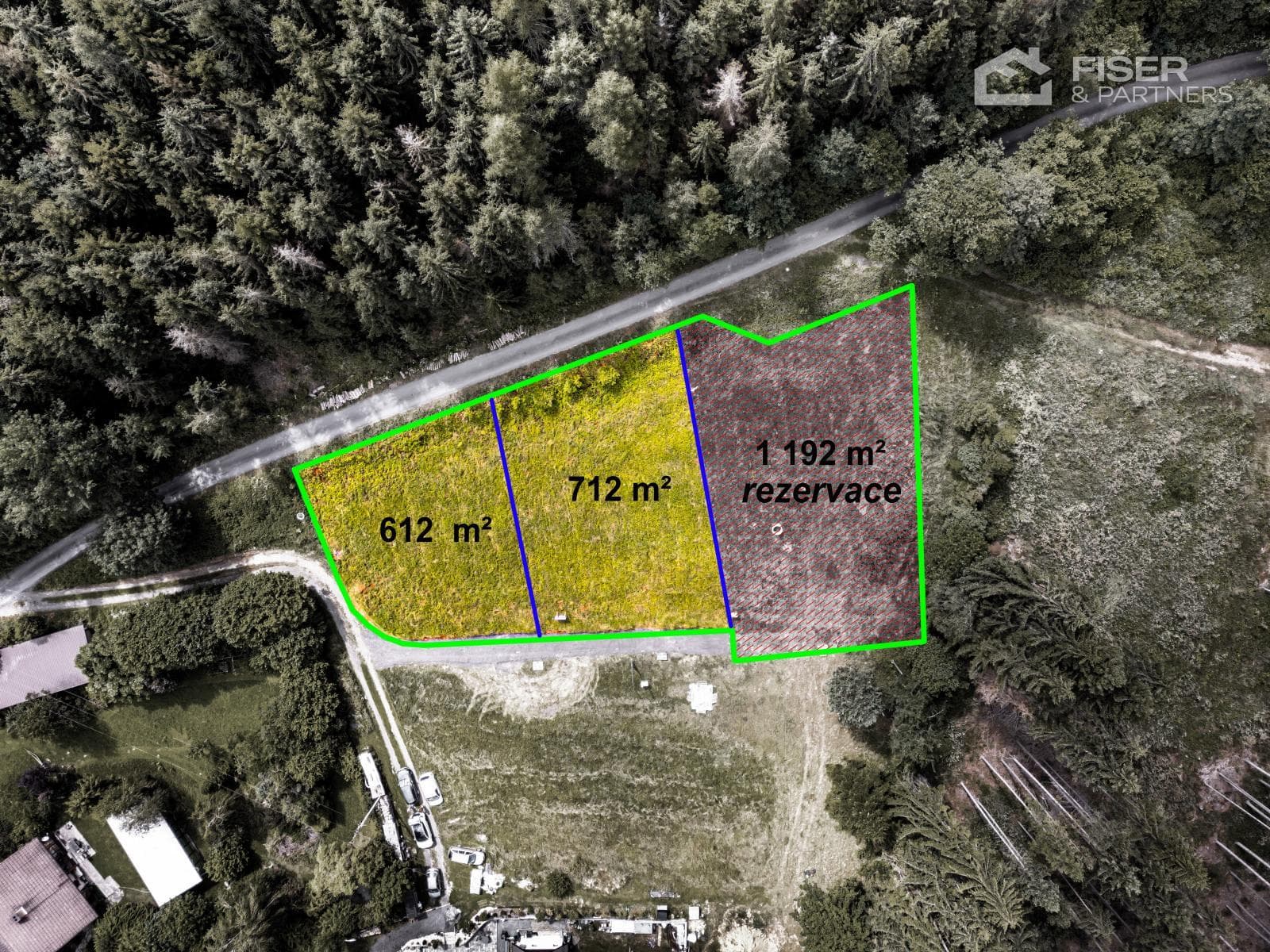 Stavební pozemek 612 m2